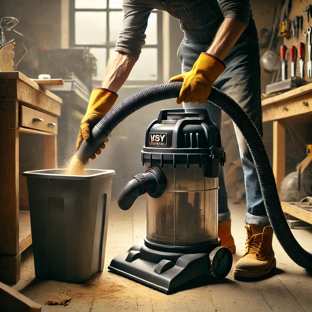 aspirateur qui se vide