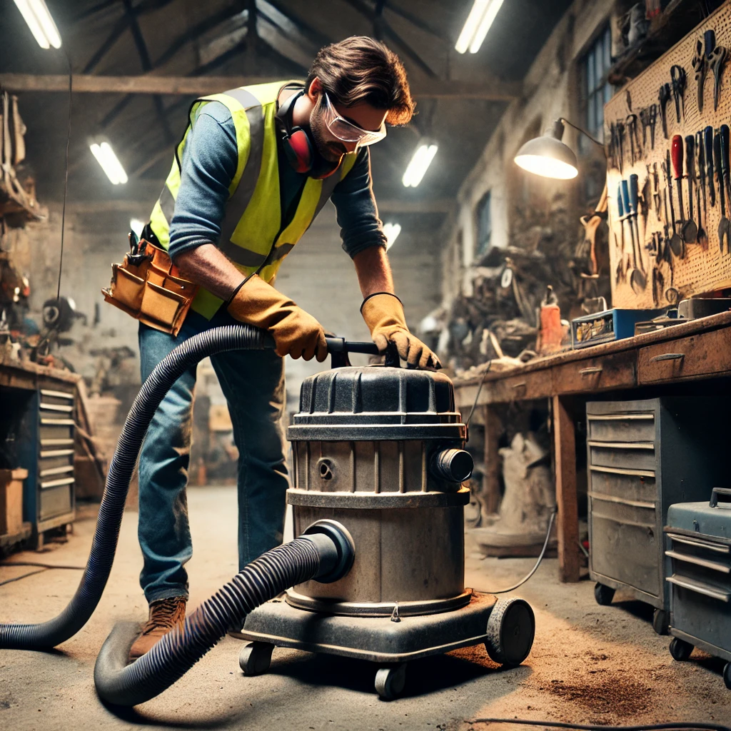 réparation aspirateur de chantier