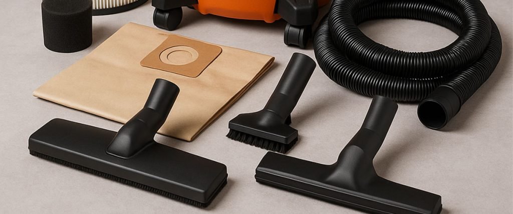 Les accessoires indispensables pour transformer un aspirateur de chantier
