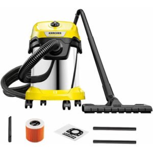 a yellow and black vacuum