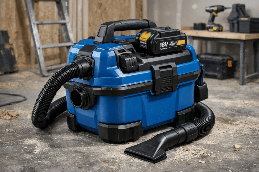 aspirateur de chantier sans fil avec batterie