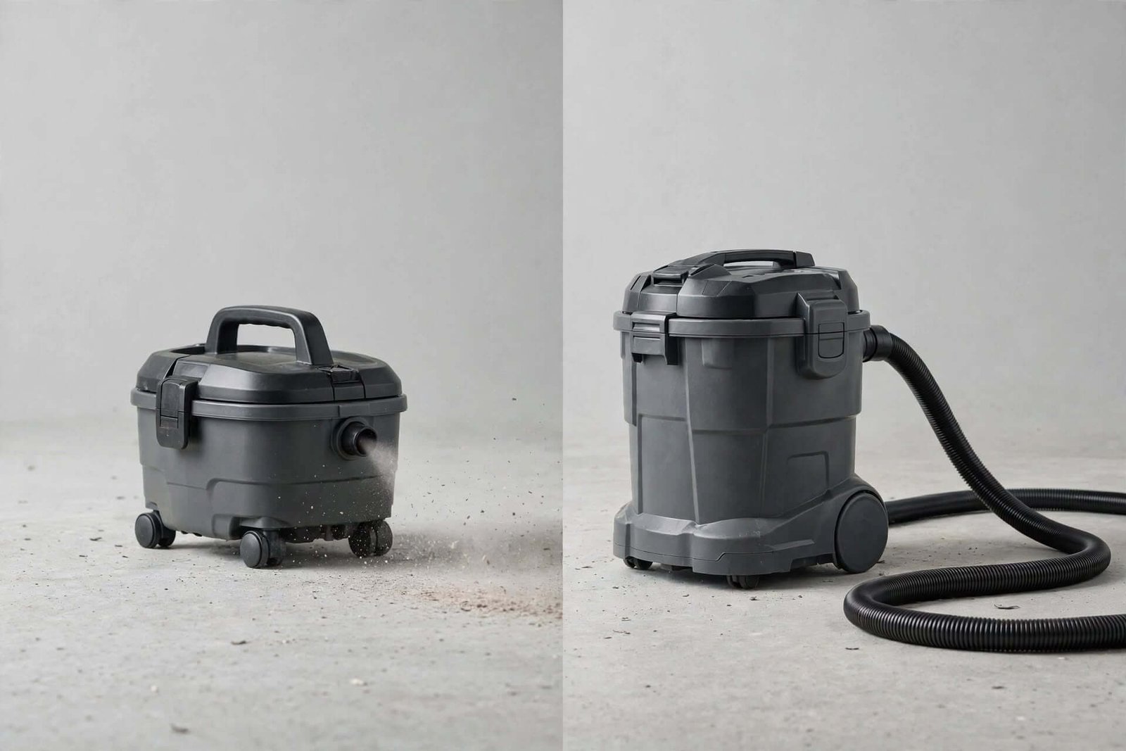 Comparaison entre la gamme Nilfisk Aero compacte et la gamme Attix grand format
